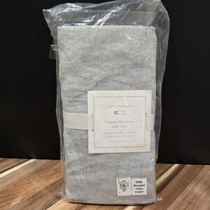 Pottery Barn Baby Belgian Flax Linen Crib Skirt